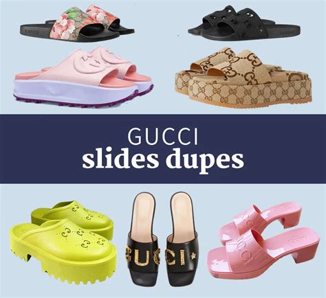 gucci slide dupe|gucci platform slides dupe.